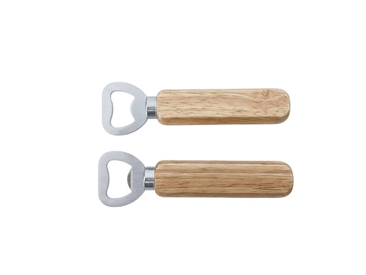 Wooden bottle opener