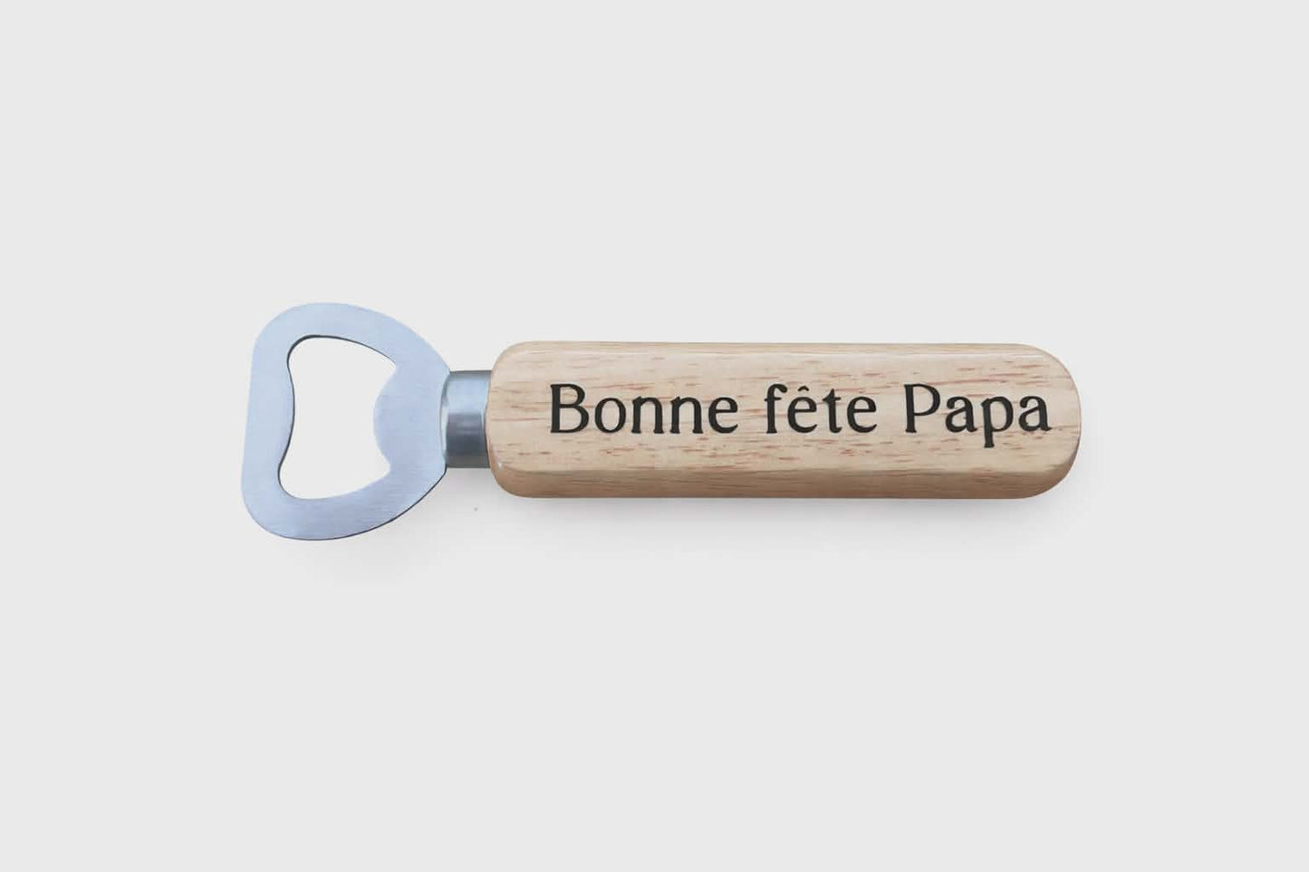 Wooden bottle opener